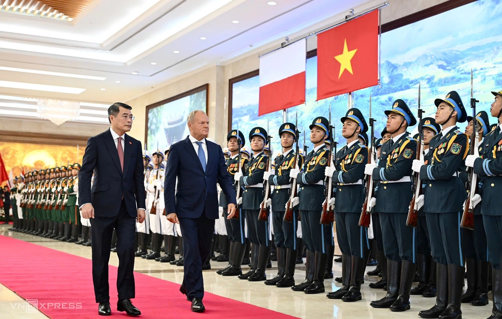 Thủ tướng Lê Minh Hưng đón tiếp Thủ tướng Ba Lan Donald Tusk, thúc đẩy hợp tác đa chiều hai nước